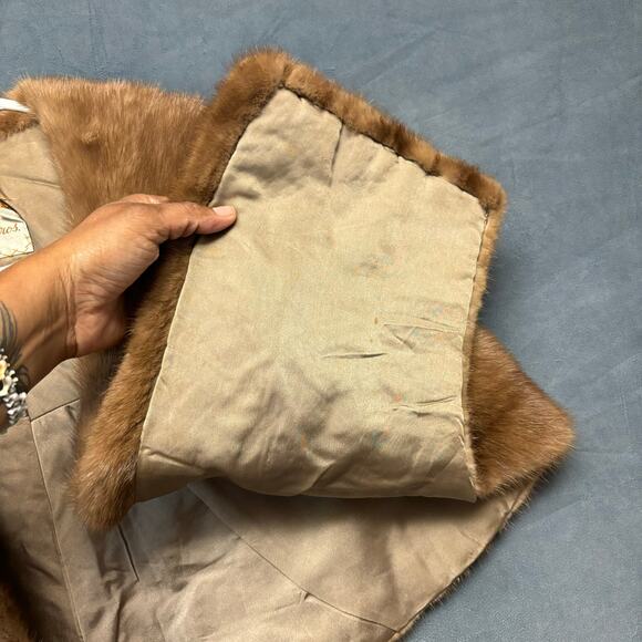 Vintage 1950's Kaufman Bros Fur Stole Mob Wife Glam Runway Fabulous Old Money - Picture 5 of 9